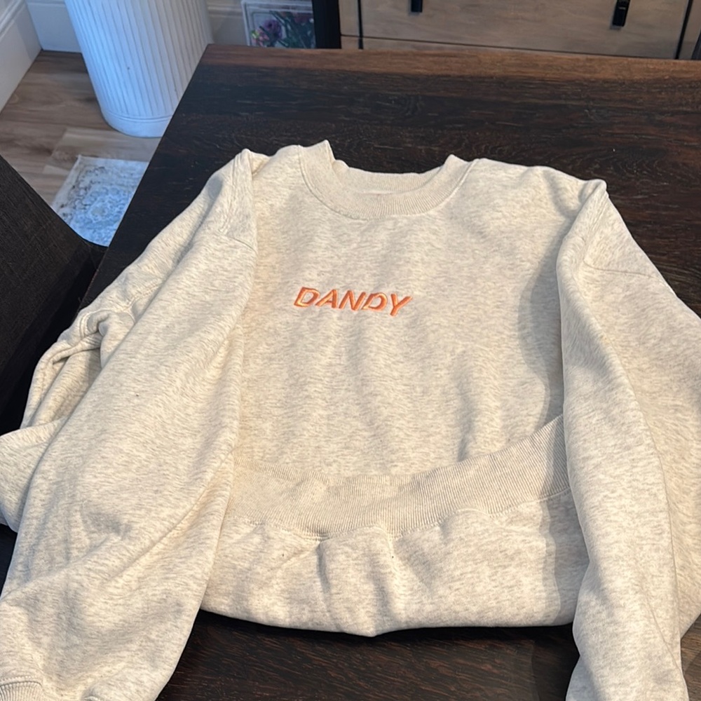 Women's Gray Crew Neck Sweater